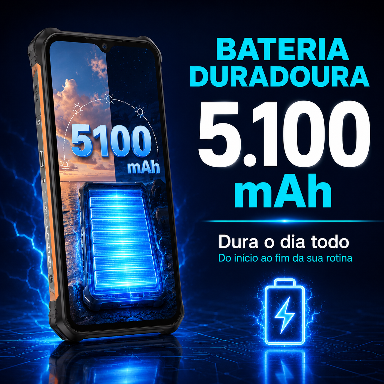 Bateria 5.100 mAh