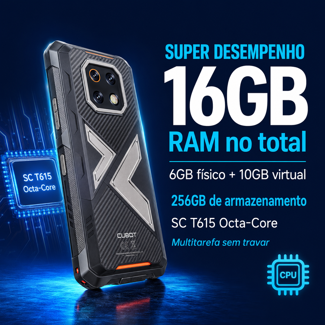 Memoria 16GB e 256GB